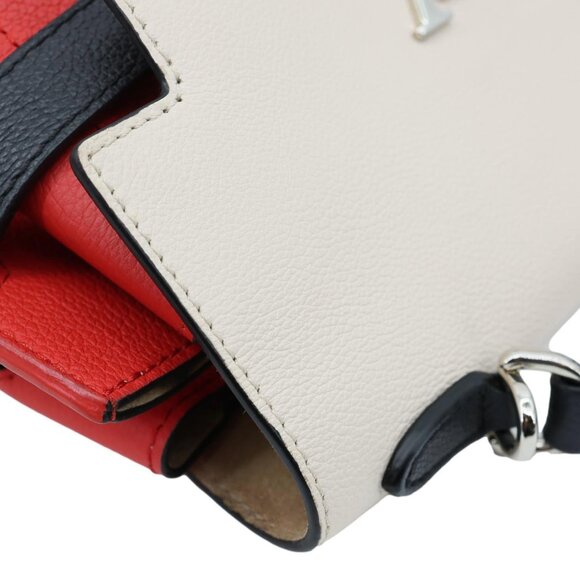 Louis Vuitton  Lockme Ever Leather Crossbody Bag Red - Picture 5 of 14